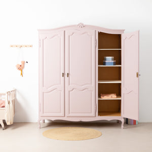 Roze demontabele vintage kast